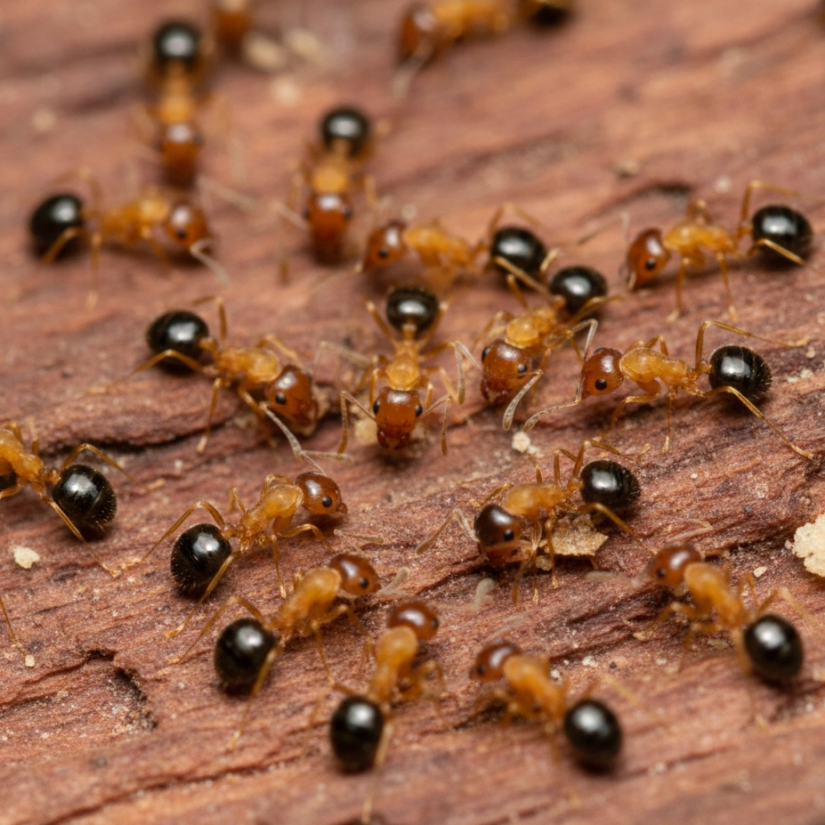 Fourmi Pharaon Monomorium pharaonis — danger traitement insecticide à éviter, expert Bordeaux